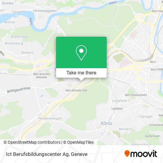 Ict Berufsbildungscenter Ag map