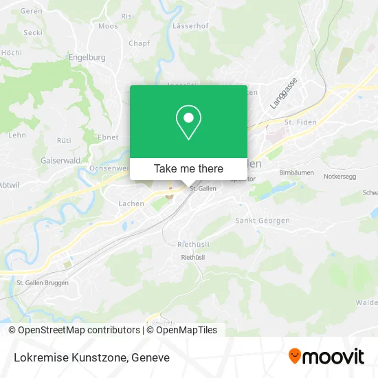 Lokremise Kunstzone map