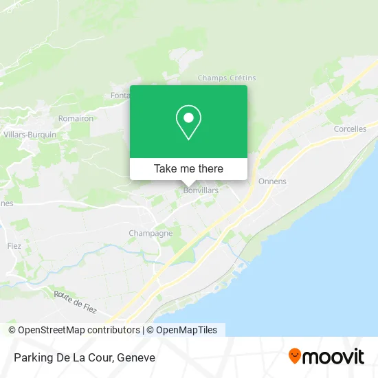 Parking De La Cour map