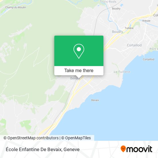 École Enfantine De Bevaix map