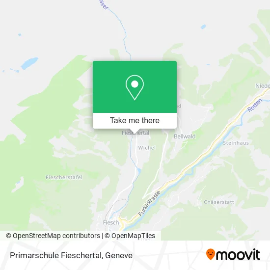 Primarschule Fieschertal map