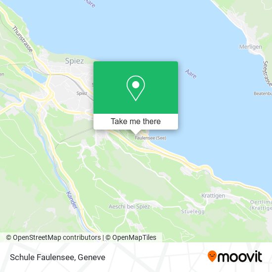 Schule Faulensee map