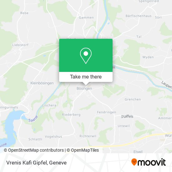 Vrenis Kafi Gipfel map