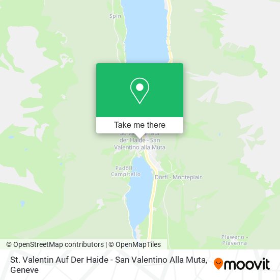 St. Valentin Auf Der Haide - San Valentino Alla Muta map