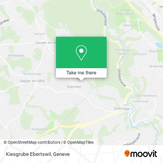 Kiesgrube Ebertswil map