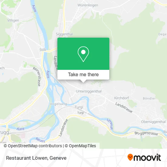 Restaurant Löwen map