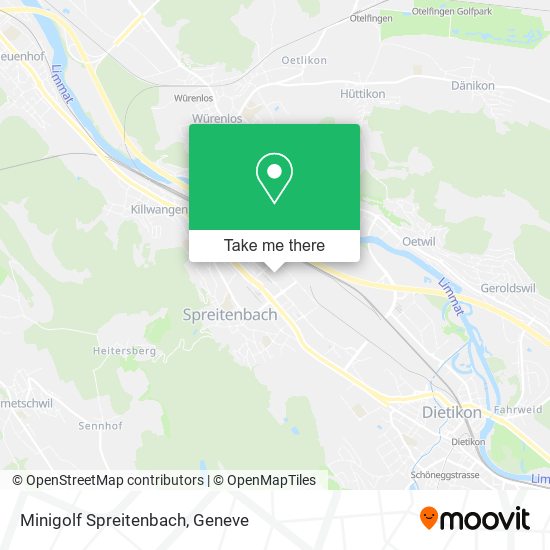 Minigolf Spreitenbach plan