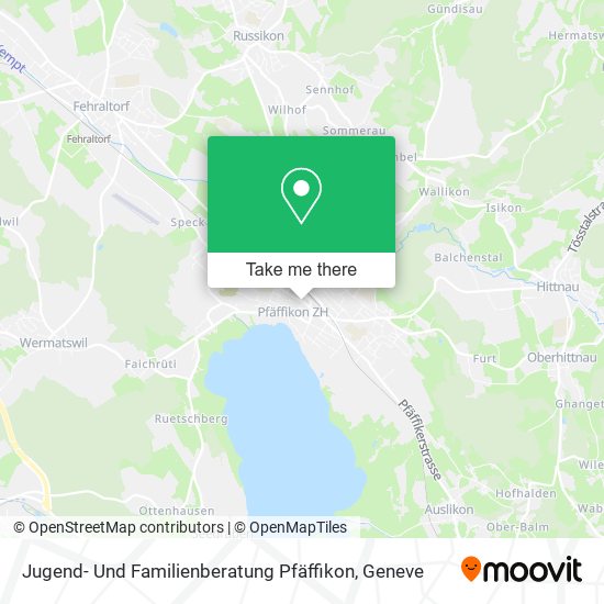 Jugend- Und Familienberatung Pfäffikon map