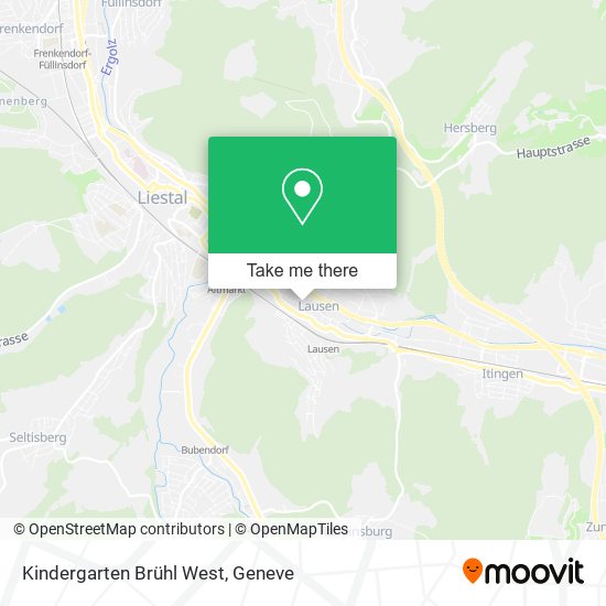 Kindergarten Brühl West map