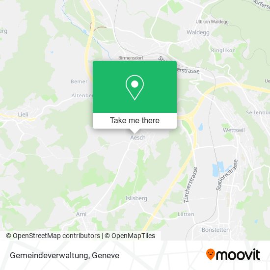 Gemeindeverwaltung map