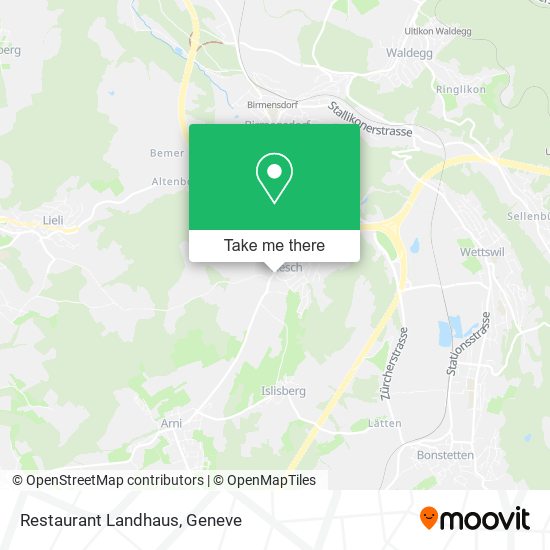 Restaurant Landhaus map