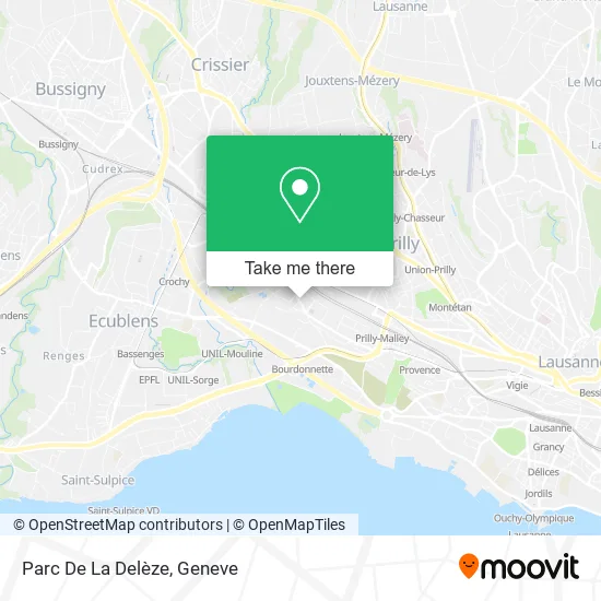 Parc De La Delèze map