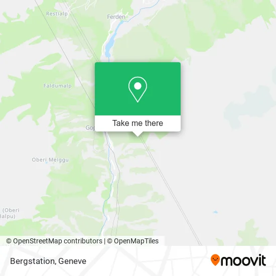 Bergstation map