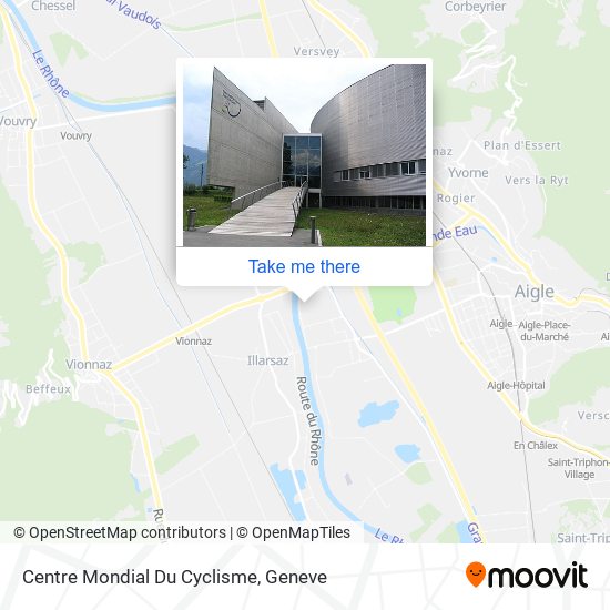 Centre Mondial Du Cyclisme map