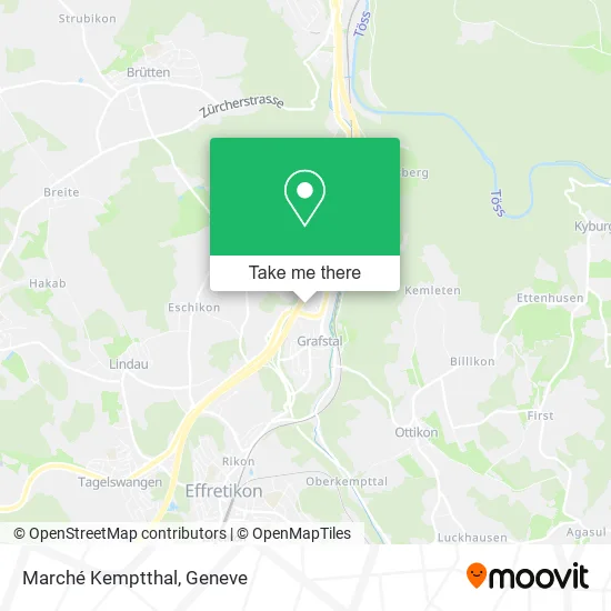 Marché Kemptthal map