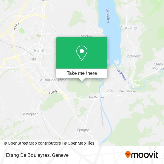 Etang De Bouleyres map