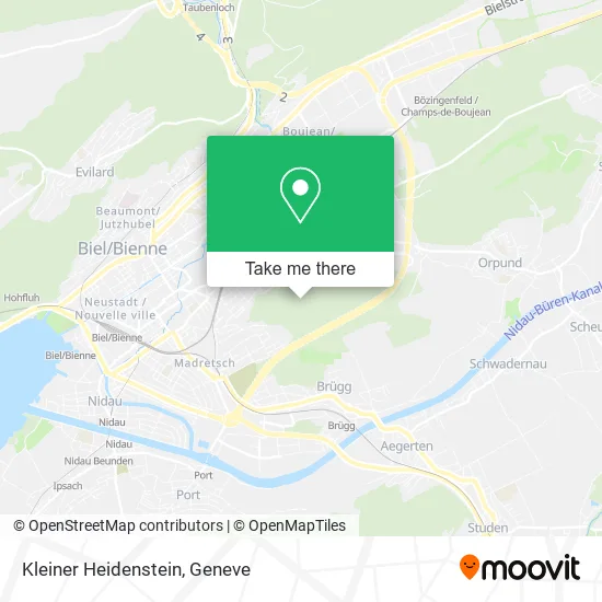 Kleiner Heidenstein map