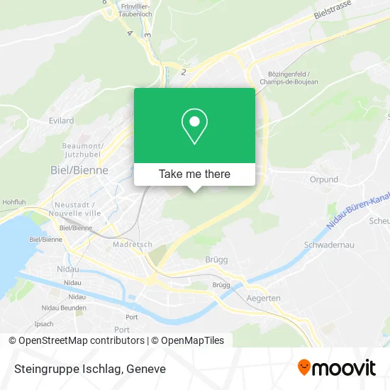 Steingruppe Ischlag map