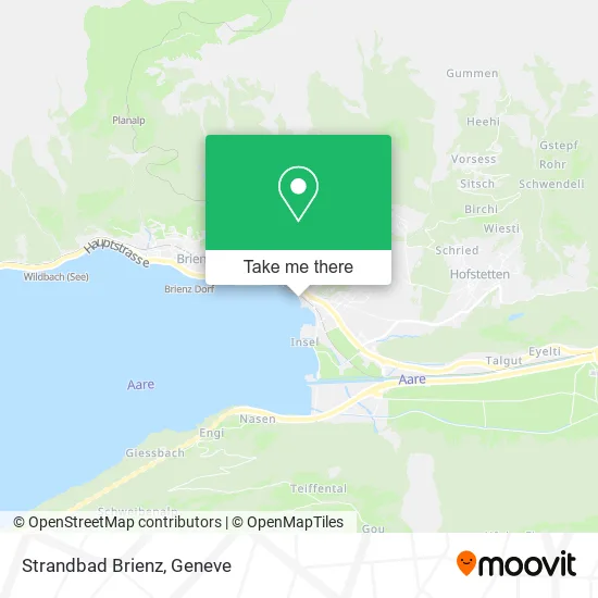 Strandbad Brienz map