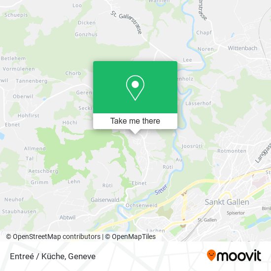 Entreé / Küche map