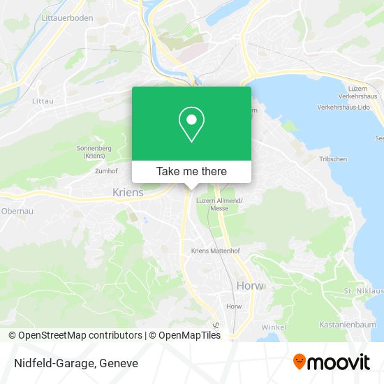 Nidfeld-Garage map
