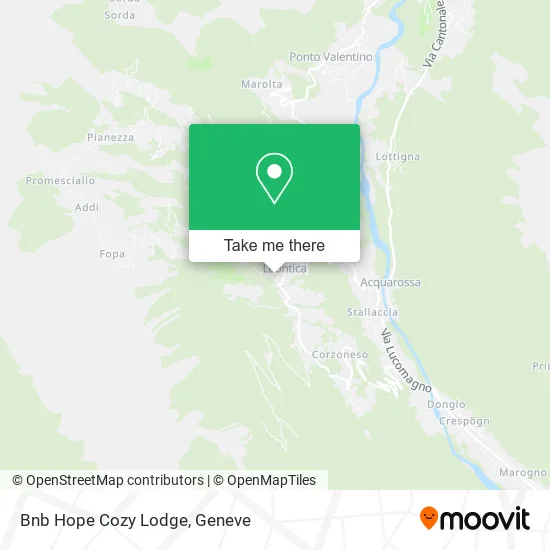 Bnb Hope Cozy Lodge map