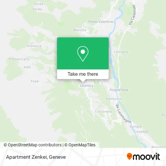 Apartment Zenkei map