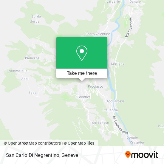 San Carlo Di Negrentino map