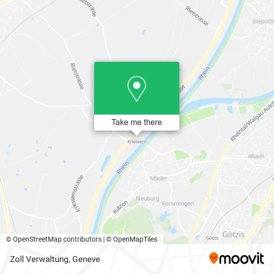 Zoll Verwaltung map