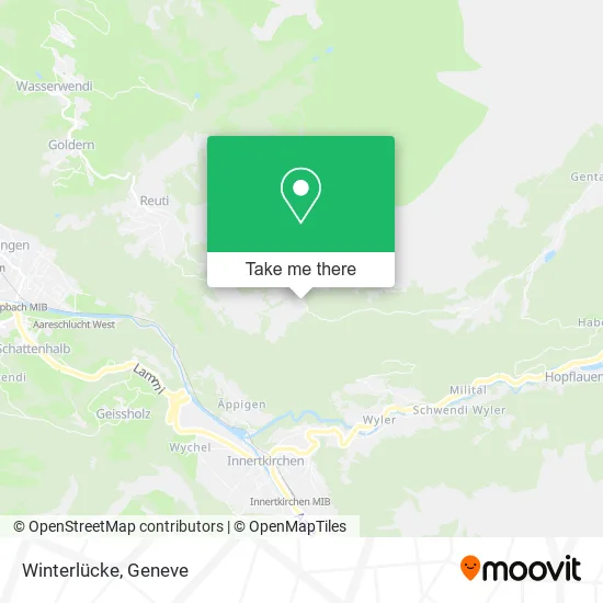 Winterlücke map