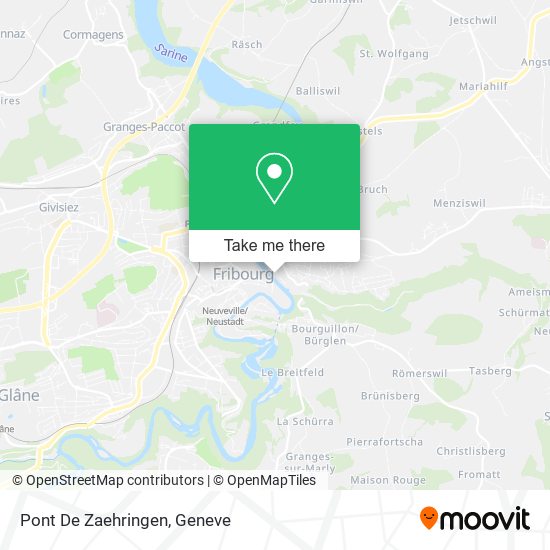 Pont De Zaehringen map