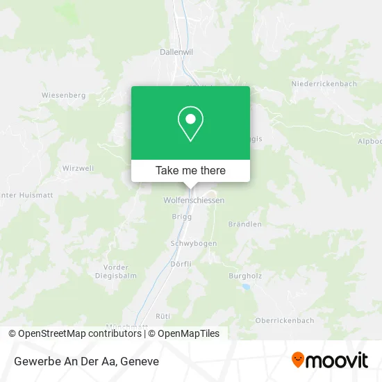 Gewerbe An Der Aa map