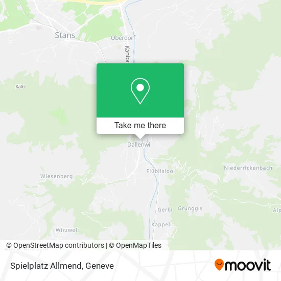 Spielplatz Allmend map