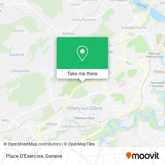 Place D'Exercise map