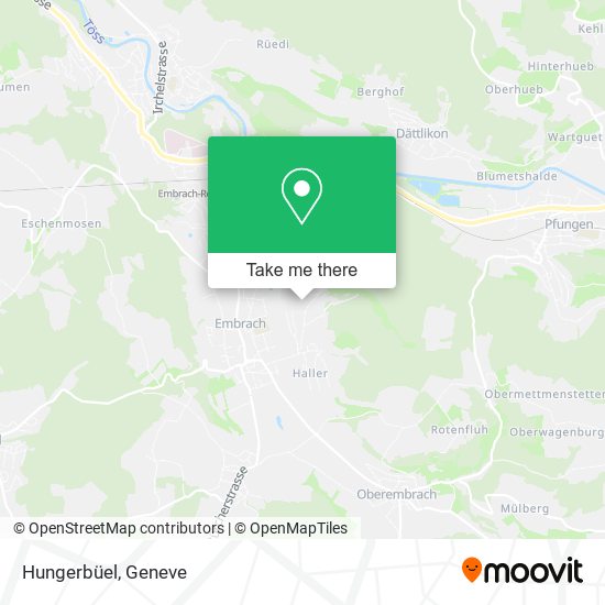 Hungerbüel map