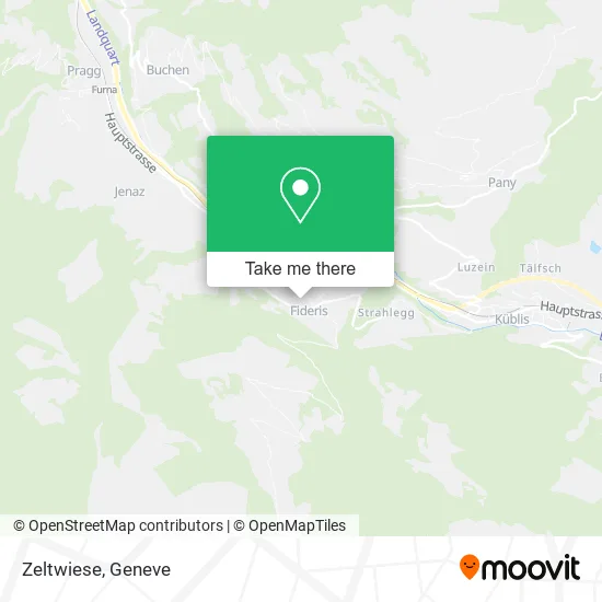 Zeltwiese map