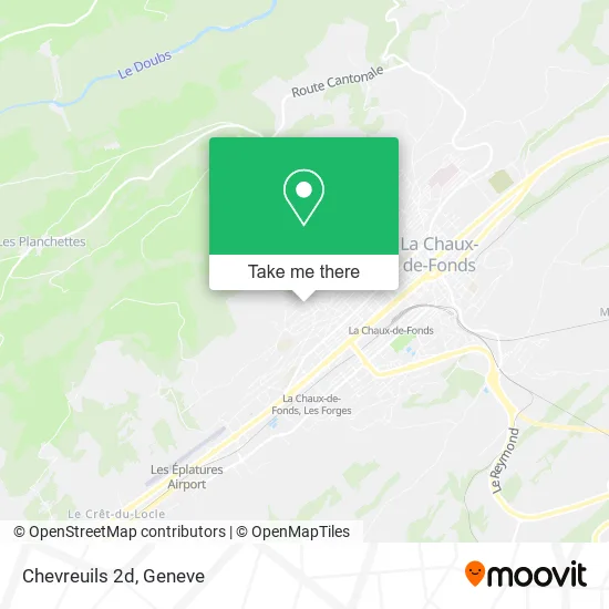 Chevreuils 2d map