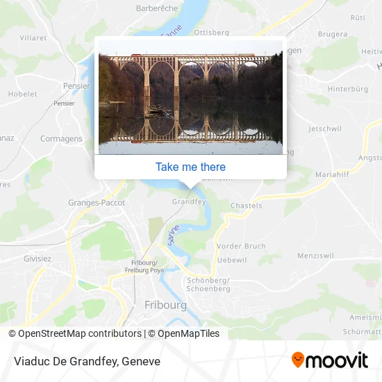 Viaduc De Grandfey map