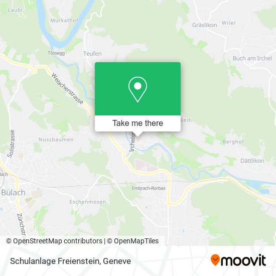 Schulanlage Freienstein map