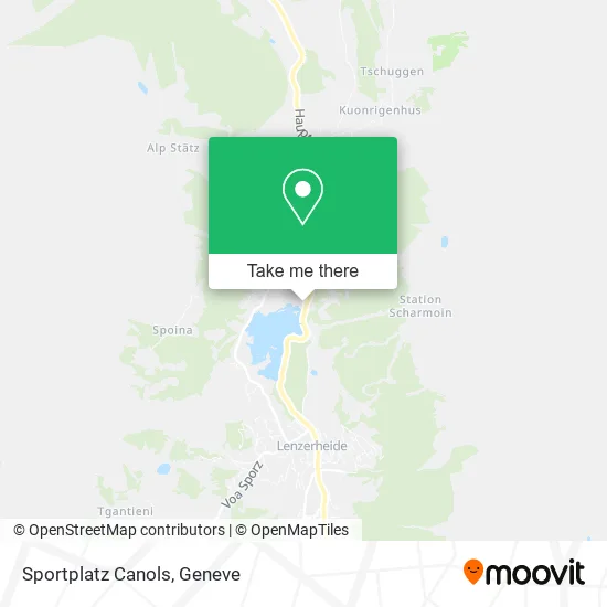 Sportplatz Canols map