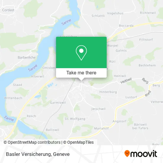 Basler Versicherung map