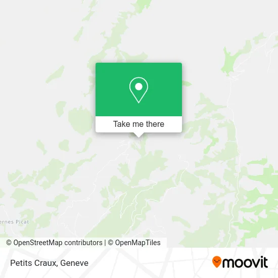 Petits Craux map