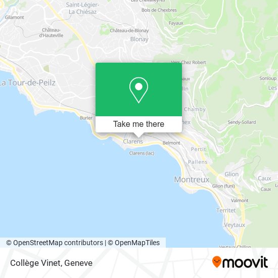 Collège Vinet map