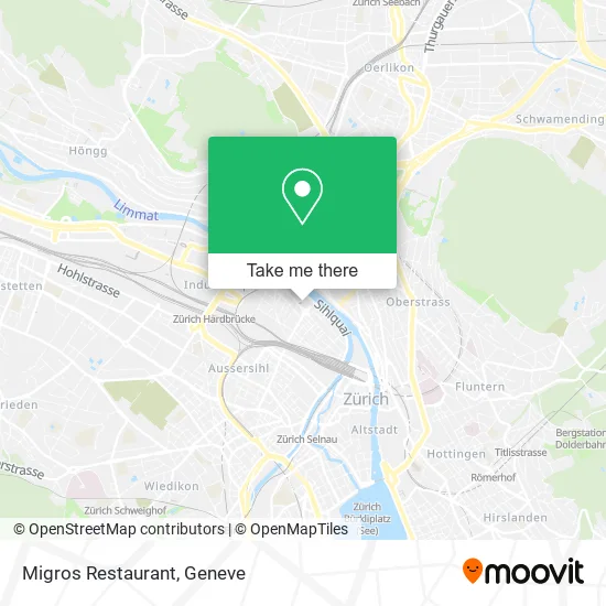 Migros Restaurant map