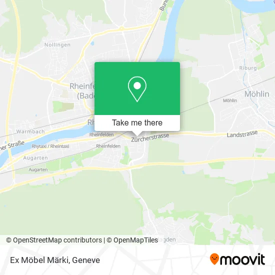 Ex Möbel Märki map