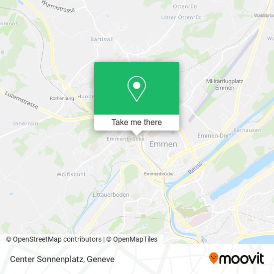 Center Sonnenplatz map
