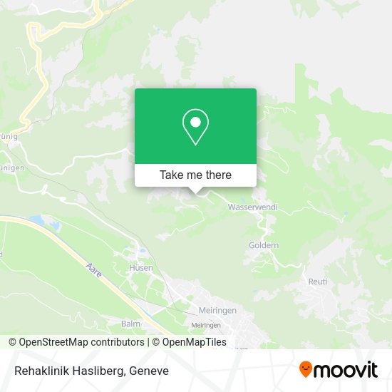 Rehaklinik Hasliberg map