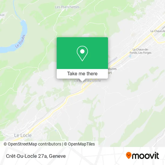 Crêt-Du-Locle 27a map