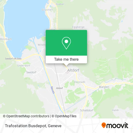 Trafostation Busdepot map