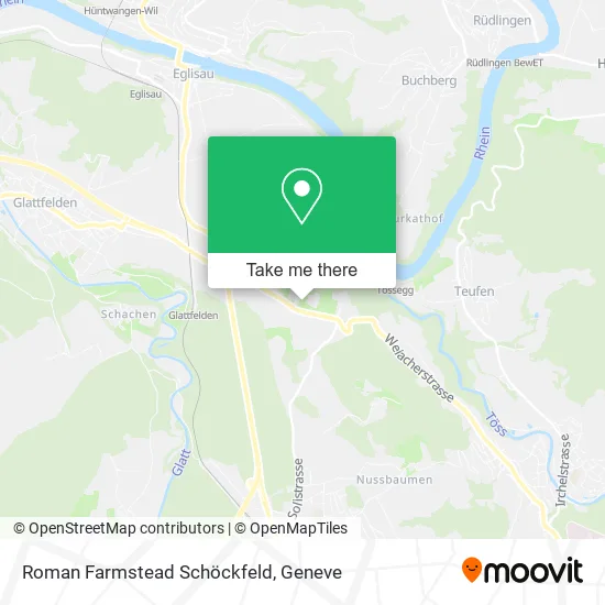 Roman Farmstead Schöckfeld map